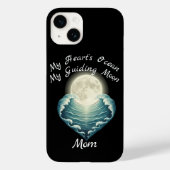 Ocean Heart Guiding Moon Mom Case-Mate iPhoneケース (裏面)