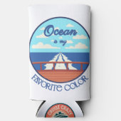 Ocean Is My Favorite Color - Can Cooler スリム缶クーラー (正面)