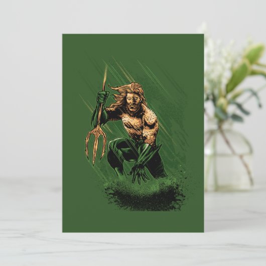 Ocean King Trident Warrior Dynamic Comic Art シーズンカード (スタンド正面)