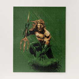 Ocean King Trident Warrior Dynamic Comic Art ジグソーパズル