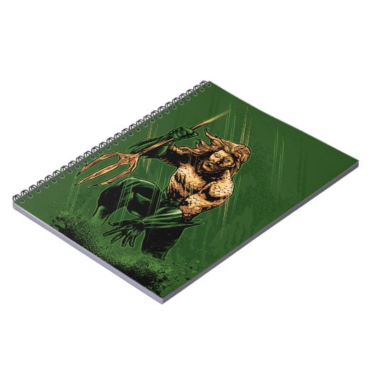 Ocean King Trident Warrior Dynamic Comic Art ノートブック (左側)