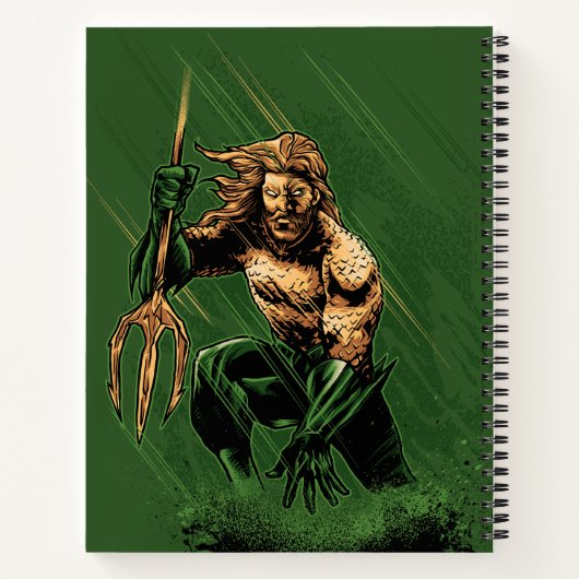 Ocean King Trident Warrior Dynamic Comic Art ノートブック (裏面)