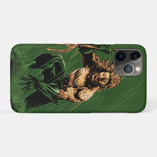Ocean King Trident Warrior Dynamic Comic Art Case-Mate iPhoneケース (裏面(横))