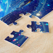 Ocean Lady Genie Magical Fantasy Art ジグソーパズル (側面)