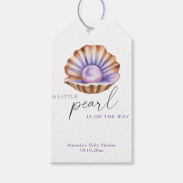 Ocean Little Pearl Under The Sea Baby Shower ギフトタグ