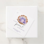 Ocean Little Pearl Under The Sea Baby Shower フェイバータグ (インサイチュ)