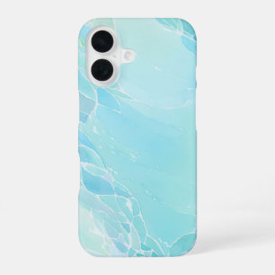 Ocean Marble Cool Aqua Marble Phone Case iPhone 16ケース