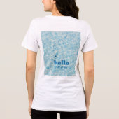 Ocean Mind – 浮かぶように生まれてきた トライブレンドＴシャツ (裏面)