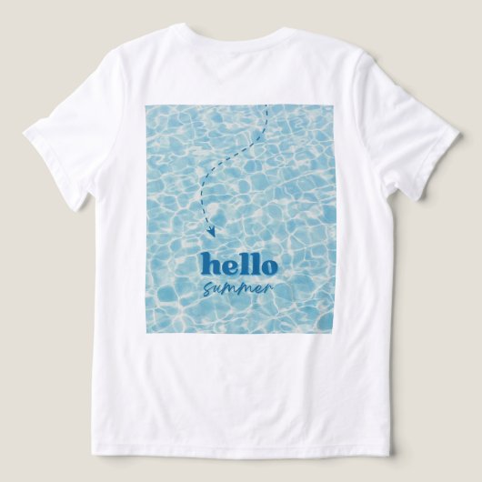 Ocean Mind – 浮かぶように生まれてきた トライブレンドＴシャツ (デザイン裏面)