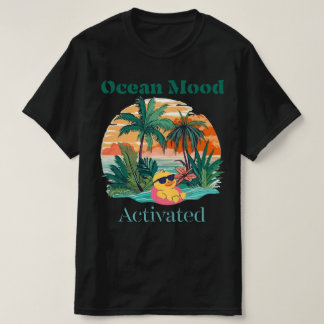 Ocean Mood Activated T-Shirt – Summer Beach Vibes  Tシャツ