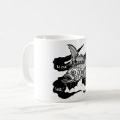 Océan Mug Lezard de Sable コーヒーマグカップ (正面左)