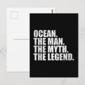 Ocean name, Ocean The Man The Myth The Legend ポストカード (正面/裏面)
