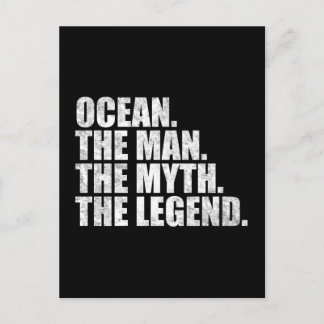 Ocean name, Ocean The Man The Myth The Legend ポストカード