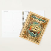 Ocean Odyssey Vintage Nautical Adventure Art プランナー手帳 (ディスプレー)