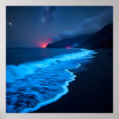 "Ocean of Light: Bioluminescent Dreams" ポスター (正面)