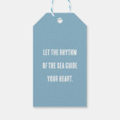 Ocean of Music patterned ギフトタグ (裏面)