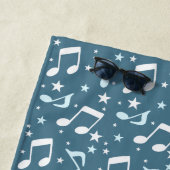 Ocean of Music patterned ビーチタオル (インサイチュ)