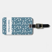 Ocean of Music patterned ラゲッジタグ (正面横)