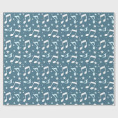 Ocean of Music patterned ラッピングペーパー (フラット)