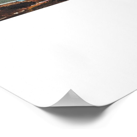 OCEAN PAINTING WALLART ポスター (角)