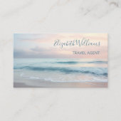 Ocean Pastel Colors  | QRコード 名刺 (正面)
