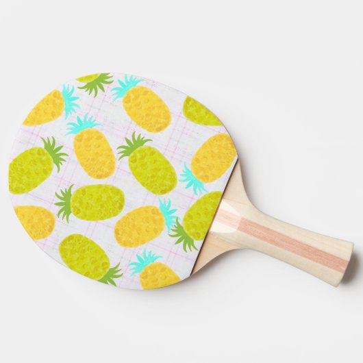 Ocean Pineapples Farmhouse Pattern 卓球ラケット (横)