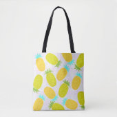 Ocean Pineapples Farmhouse Pattern Tote Bag トートバッグ (正面)