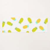 Ocean Pineapples Pattern  ヨガマット (正面(横))