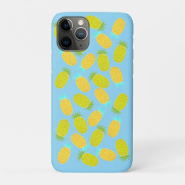 Ocean Pineapples Pattern iPhone 11 Proケース