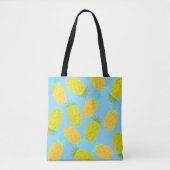 Ocean Pineapples Pattern Tote Bag トートバッグ (正面)