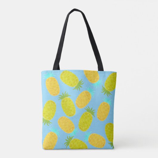 Ocean Pineapples Pattern Tote Bag トートバッグ (裏面)