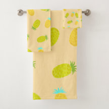 Ocean Pineapples Peach Pattern 