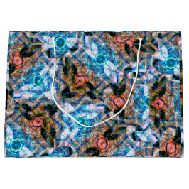 Ocean Rose Kaleidoscope ラージペーパーバッグ