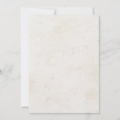 Ocean Seashells Beach Boho Coastal Bridal Shower 招待状 (裏面)