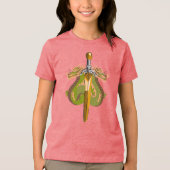 Ocean Serpent Dragon Blade トライブレンドＴシャツ (正面)