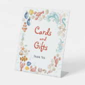 Ocean She Is a Catch Cards & Gifts Bridal Shower 台座サイン (正面)