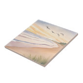 Ocean Shore | Bright Airy Watercolor Painting タイル (側面)