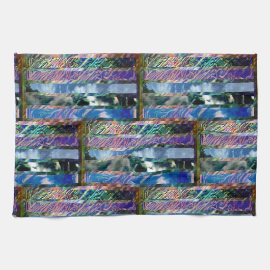 #OCEAN&SKY #THESURFINGMERMAID @ MAGHIE.ORG キッチンタオル (横)