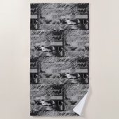 #OCEAN&SKY #THESURFINGMERMAID @ MAGHIE.ORG ビーチタオル (正面)