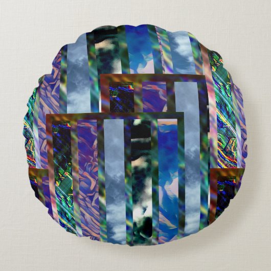 #OCEAN&SKY #THESURFINGMERMAID @ MAGHIE.ORG ラウンドクッション (正面)