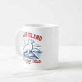 Ocean State Pride – Rhode Island  コーヒーマグカップ (正面左)