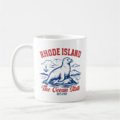 Ocean State Pride – Rhode Island  コーヒーマグカップ (左)