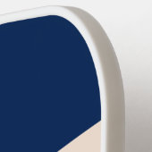 Ocean Sun Fall Across Striping with Name ピックルボールラケット (左詳細)