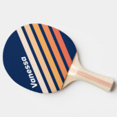 Ocean Sun Fall Angled Striping with Name 卓球ラケット (横)