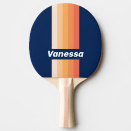 Ocean Sun Fall Pin Stripes with Name 卓球ラケット