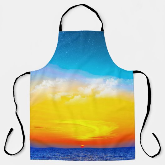 Ocean Sunrise Apron エプロン (正面)