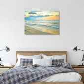 Ocean Sunset 0735 Art Canvas Print キャンバスプリント (インサイチュ (寝室))