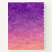 Ocean Sunset Design Notebook ノートブック (裏面)
