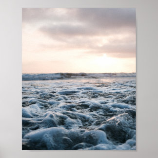 Ocean sunset in Southern California poster print ポスター