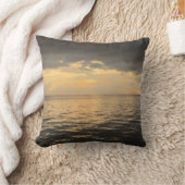 Ocean Sunset Reflection Photography -Beautiful Sea クッション (ブランケット)